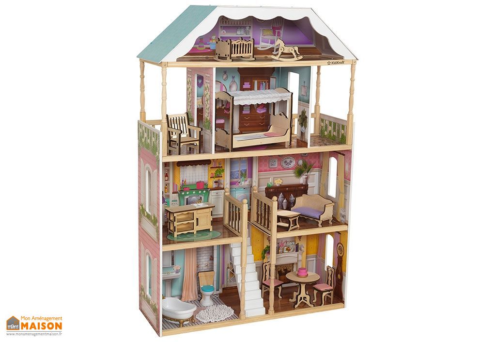 Maison de Poupées en Bois Charlotte 120 cm - Kidkraft