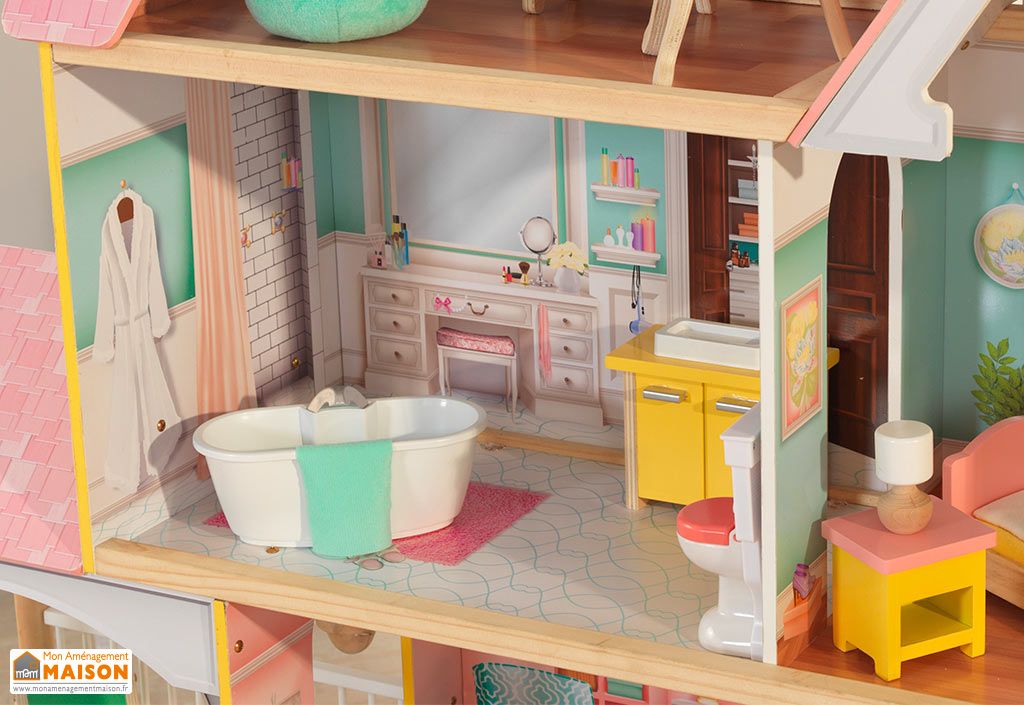 Maison de Poup es Bois Kidkraft Lola Mansion 1 35 m Accessoires