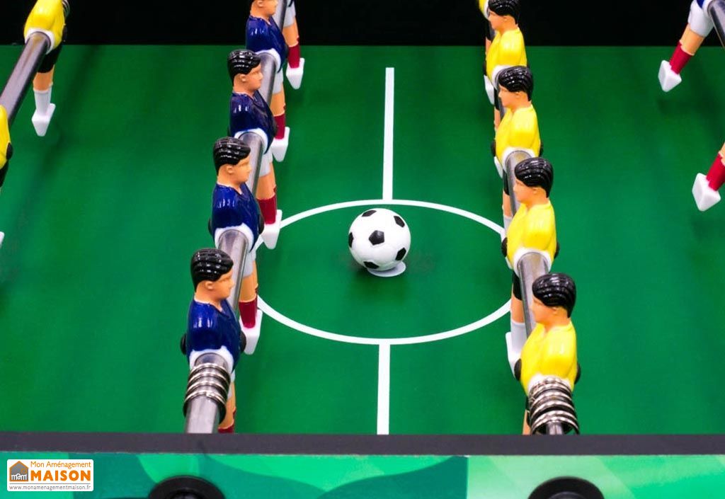 Baby-foot Pliable Sport1 - Table De Football Compacte En MDF, 121x61x85 Cm, 8 Tiges Passantes - Idéal Pour Intérieur, 4 Enfants, Rangement Facile