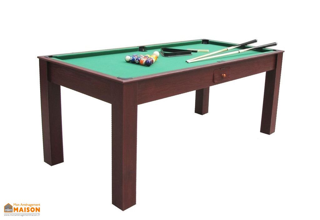 Table Multijeux ColorBaby – Billard Et Ping-pong Pliable, 120x61x73 Cm, Dès 6 Ans