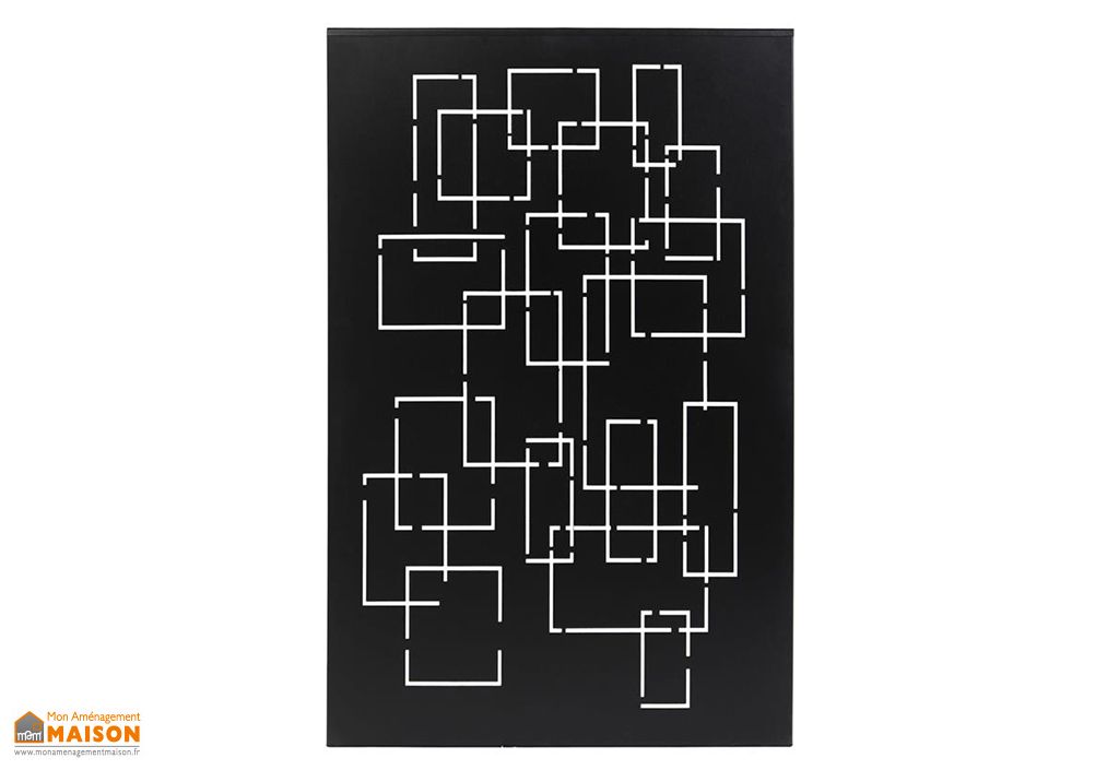 Plaque de protection murale pour poêle en acier déco – 80 x 120 cm - Le