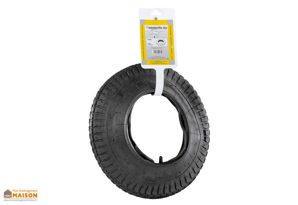Pneu + Chambre à Air Ø 40cm pour Brouette - Haemmerlin