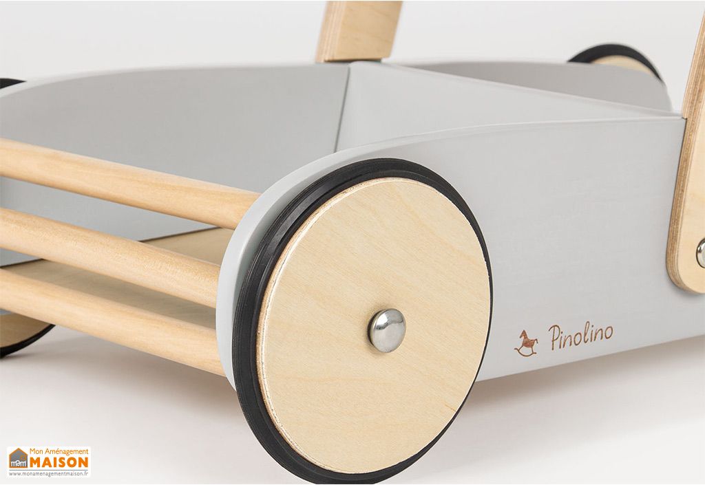 Chariot de Transport pour Jeux Enfant Pliable 4 Roues Paxi - Bleu Marine -  Pinolino