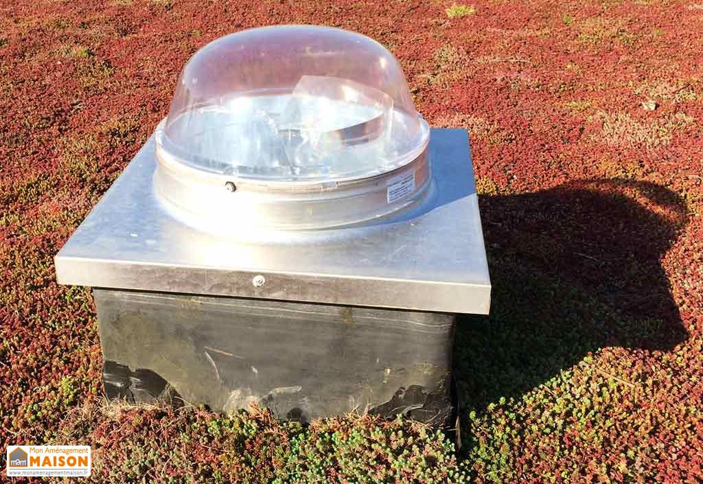 Puits de Lumière Toiture Plate et Végétalisée - Solarspot