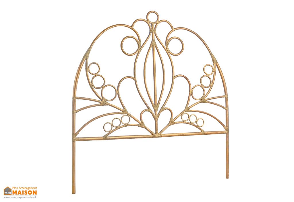 Tête de lit en rotin Natalia – 180 x 3,5 x 206 cm - Sika Design