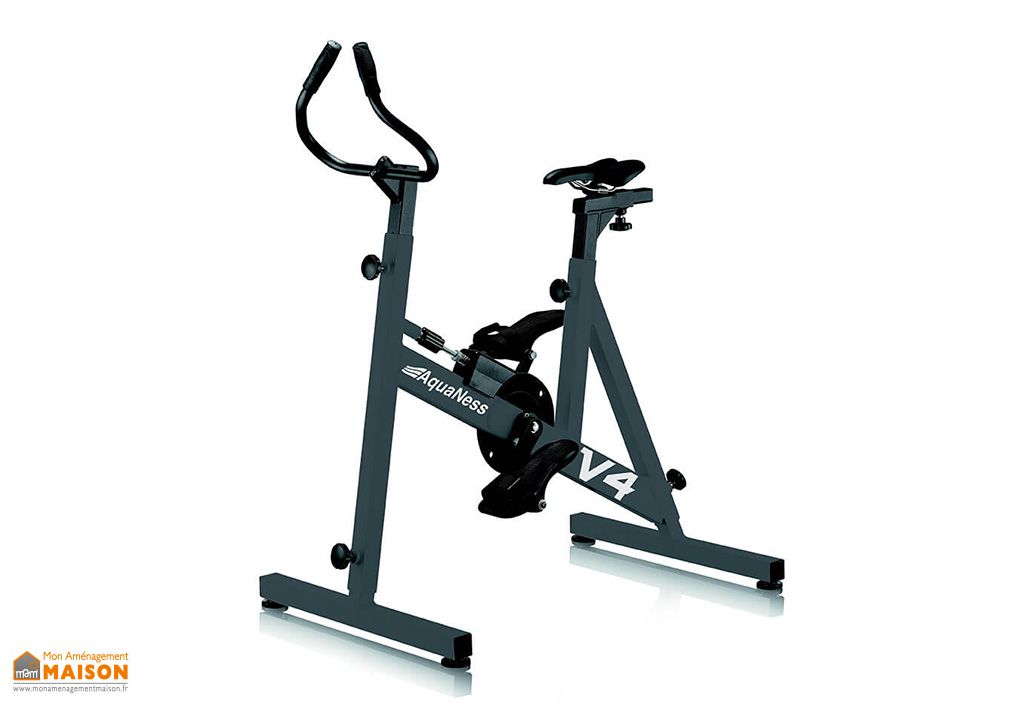 Aquabike AquaNess V3 Rose – Vélo De Piscine Pour Aquabiking, Fitness Aquatique Doux, Rééducation Et Remodelage Corporel