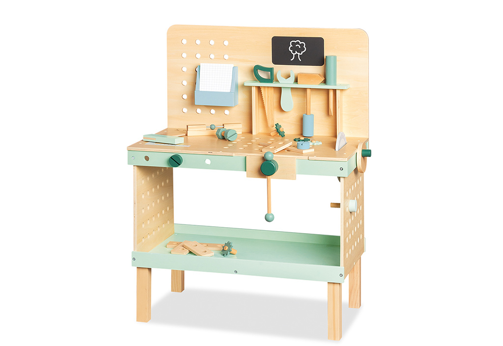 Pinolino Épicerie Emma – Comptoir En Aulne Massif, 110 X 94 X 92 Cm, 4 Tiroirs – Dès 3 Ans