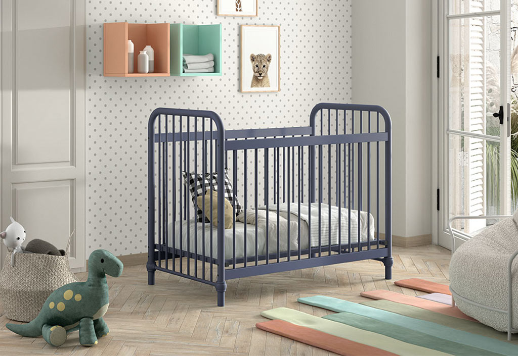 Lit bébé en métal 60 x 120 cm – Bronxx