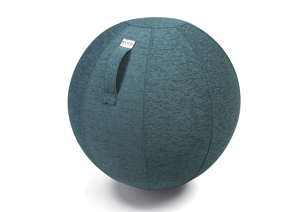 Pouf rond gonflable en tissu polyester