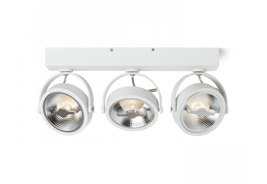 Spot LED 3 Réflecteurs Orientables en Métal Kelly III (Pls Coloris)