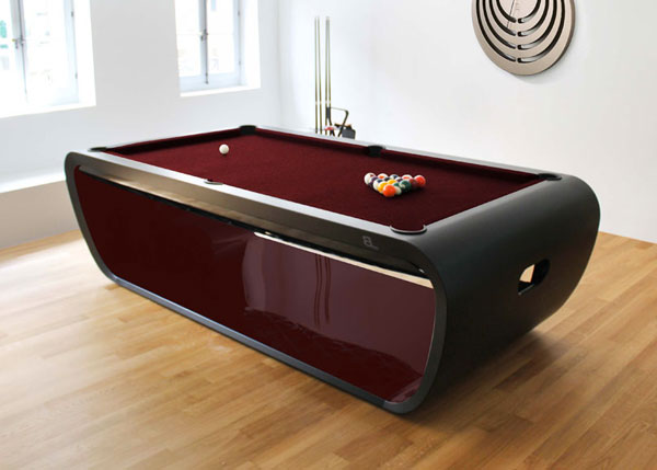 Billard noir design.