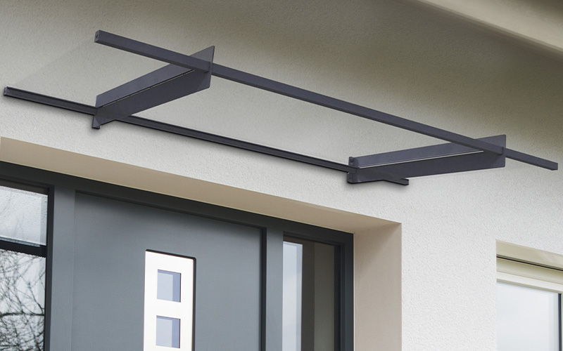 Marquise moderne en aluminium